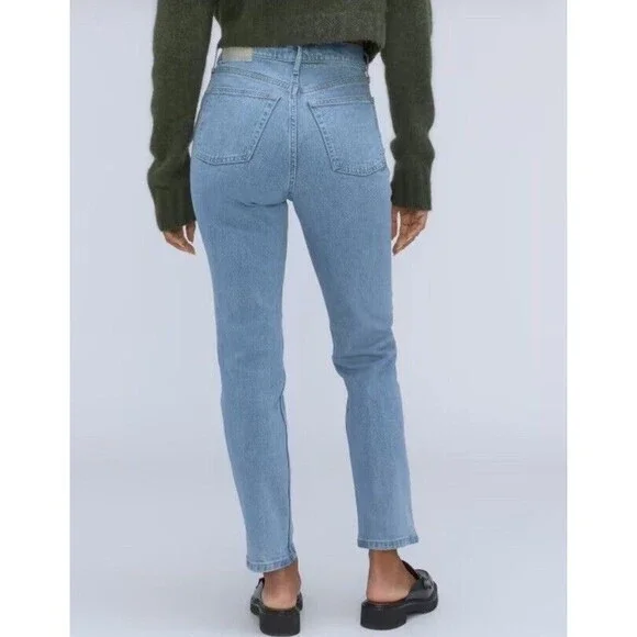 Everlane Women’s The Cheeky Jeans High Rise Straight Leg Casual Size 27 Regular